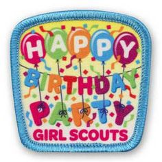 Happy Birthday Party Girl Scouts