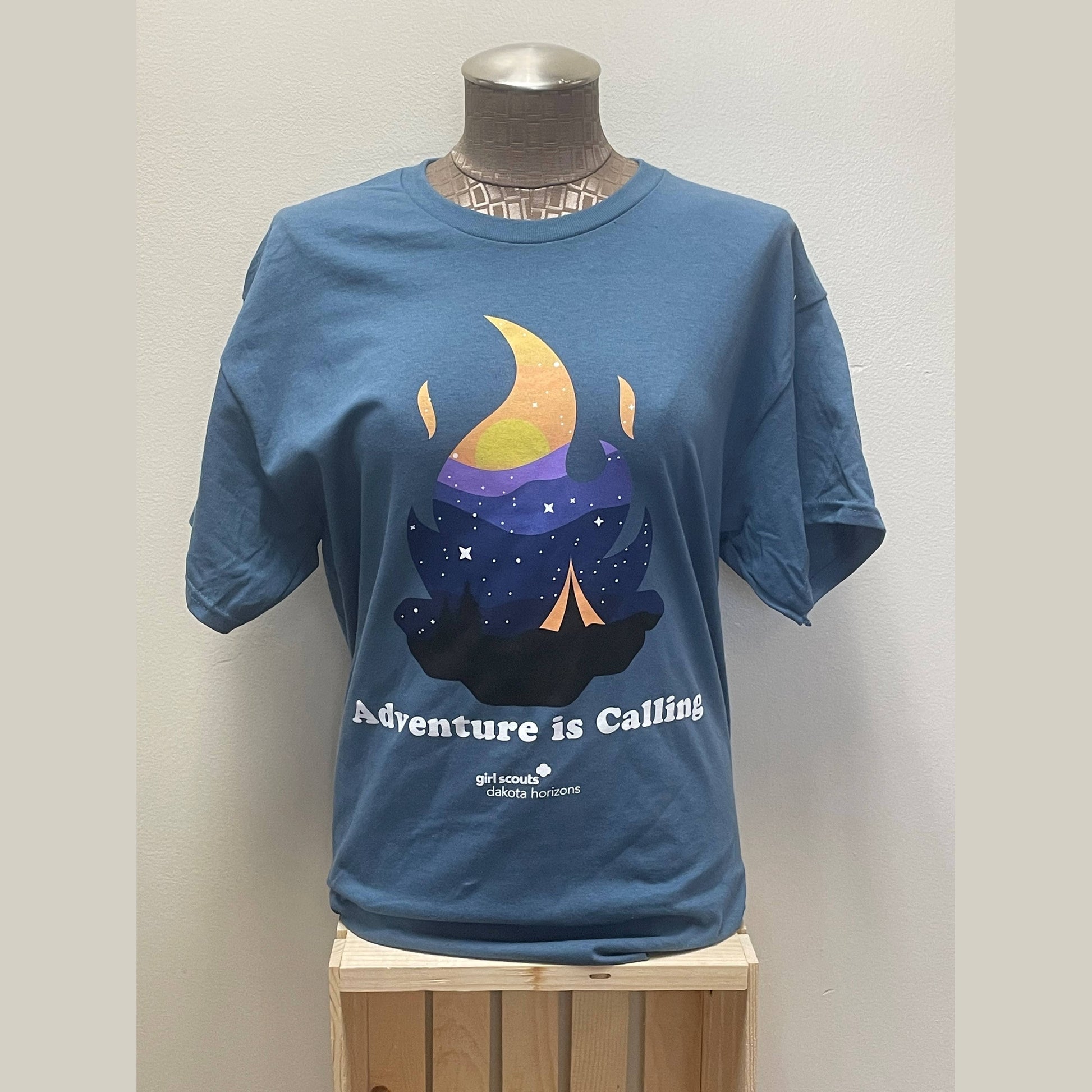 GSDH Adventure Is Calling Adult Camp Tee