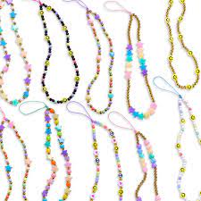Cali Rainbows Beaded Cell Phone Chains
