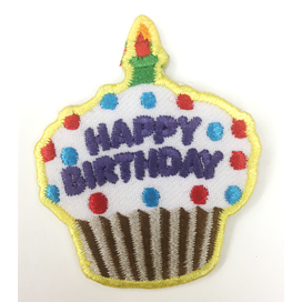 Happy Birthday Cupcake Patch
