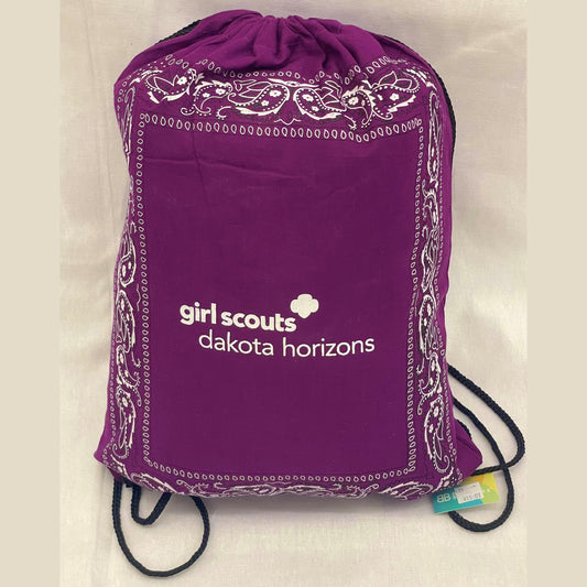 GSDH Drawstring Backpack - Purple