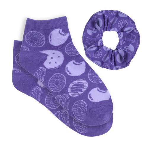 Cookie Ankle Sock & Scrunchie Set